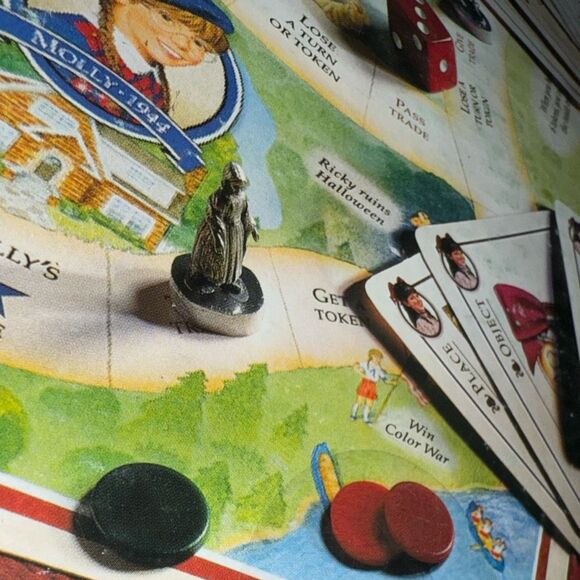 NIB Vintage The American Girl Game Trivia Trade in a Trip Through Time - Picture 4 of 4